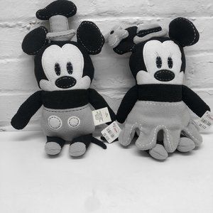 13" DISNEY POOK-A-LOOZ STEAMBOAT WILLIE Mickey & Minnie Mouse  Plush Toy
